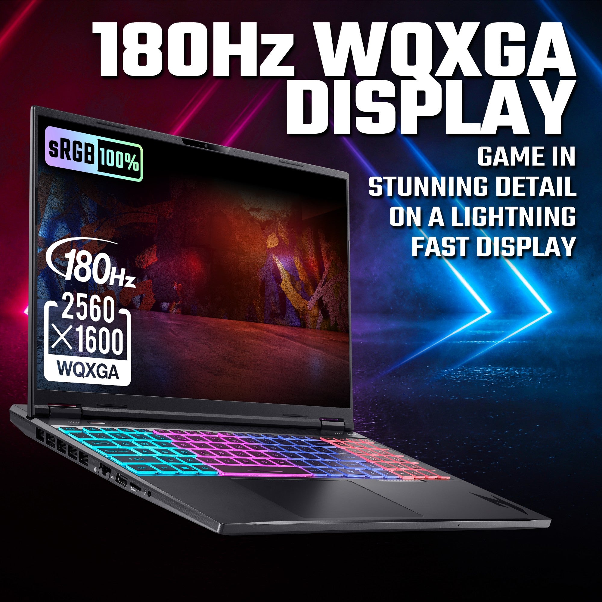 Acer Nitro 16 AI AN16-61 - AMD Ryzen AI 7 350, 16GB, 1TB SSD, NVIDIA GeForce RTX 5070Ti, " WQXGA, Windows 11 Gaming Laptop