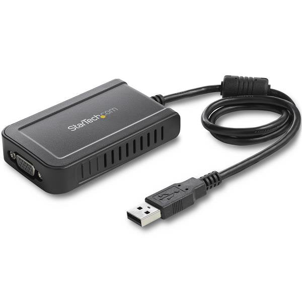 StarTech.com USB 2.0 to VGA Adapter, USB to VGA Monitor Converter for Windows, 1080p (no support for macOS/ChromeOS/Linux)