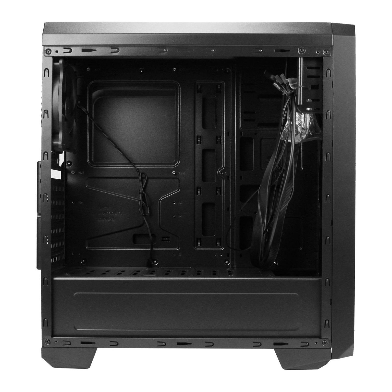 Antec NX100 Mid Tower 1 x USB 3.0 / 2 x USB 2.0 Acrylic Side Window Panel Black & Grey Case