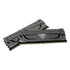 Patriot Viper Steel DDR4 16GB (2x8GB) 3200MHz system memory kit with gunmetal grey heatshield on black motherboard.