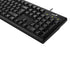 Genius KB-100 Wired Smart Keyboard, USB Plug and Play, Customizable Function Keys, Multimedia, Full Size UK Layout Design for Home or Office, Black