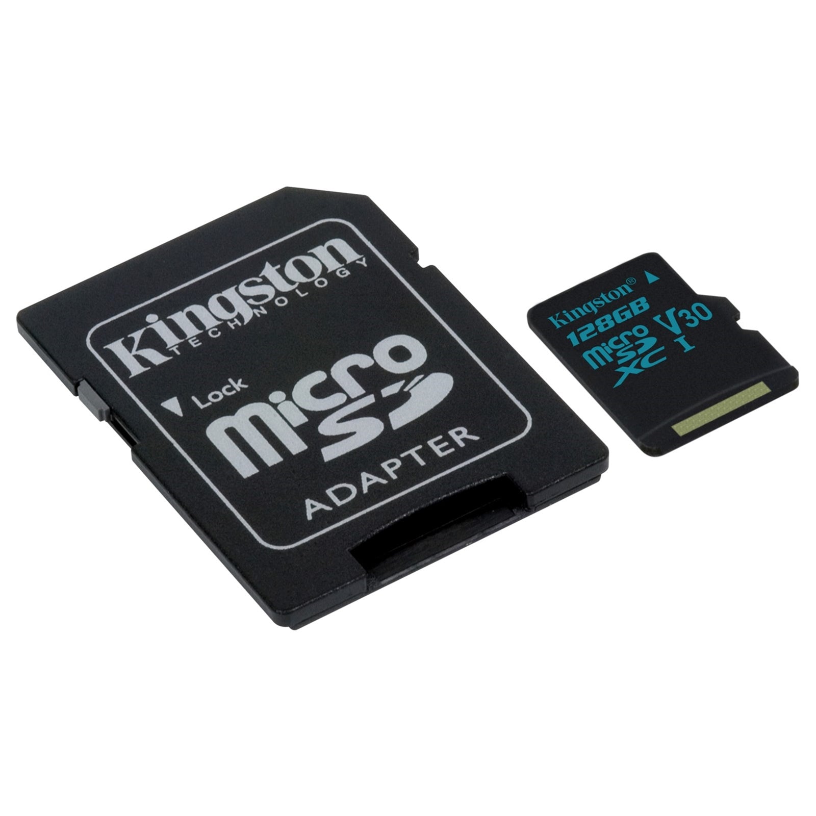 Kingston Canvas Select 128GB Micro SD UHS-I Flash Card with Adapter