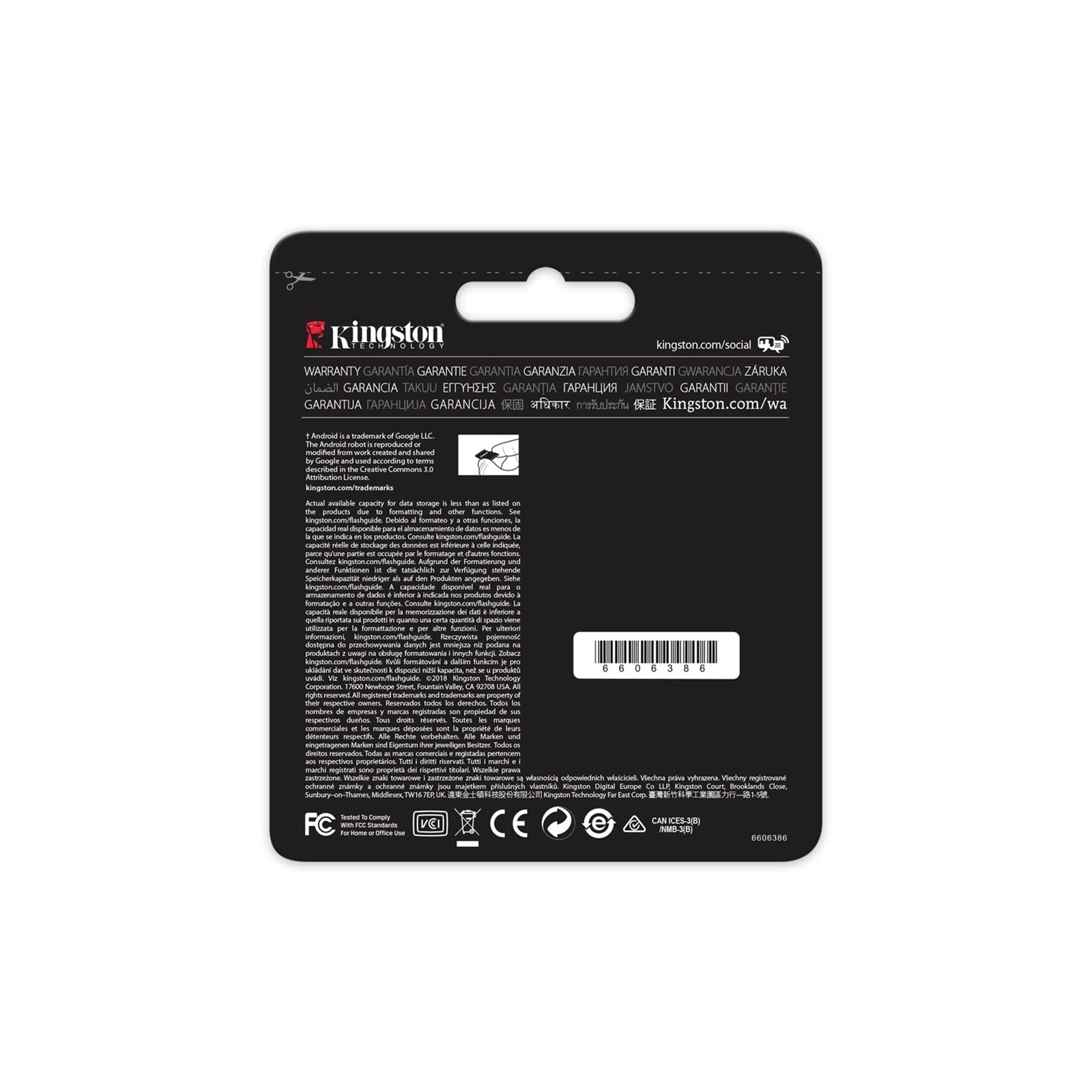 Kingston Canvas Select 128GB Micro SD UHS-I Flash Card with Adapter