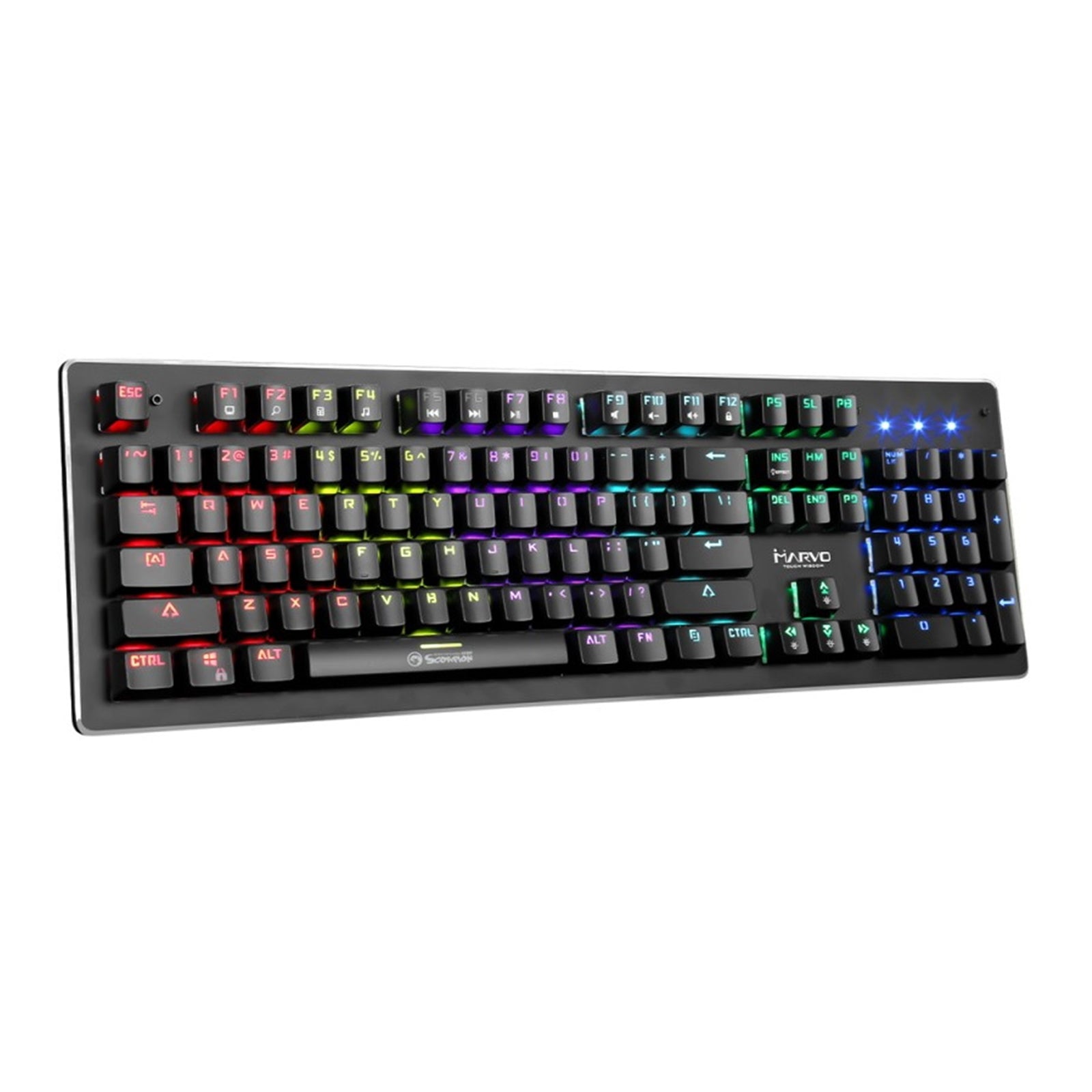 Marvo Scorpion KG909-UK Full Size Individual RGB Mechanical Gaming Keyboard