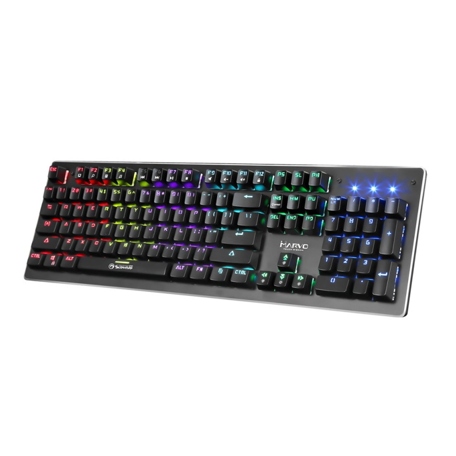 Marvo Scorpion KG909-UK Full Size Individual RGB Mechanical Gaming Keyboard