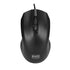 Evo Labs MO-128 Wired USB Plug and Play Mouse, 800 DPI Optical Tracking, 3 Button with Scroll Wheel,  Ambidextrous Design, Matte Black