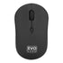 Evo Labs BTM-001 Bluetooth Mouse, 800 DPI Optical Tracking, Full Size, 3 Button with Scroll Wheel, Ambidextrous Design, Matte Black