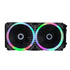 GameMax Iceburg 240mm ARGB Liquid AIO CPU Cooler with Double 120mm Fans, PWM Control, and RGB Lighting - Compatible with Intel and AMD