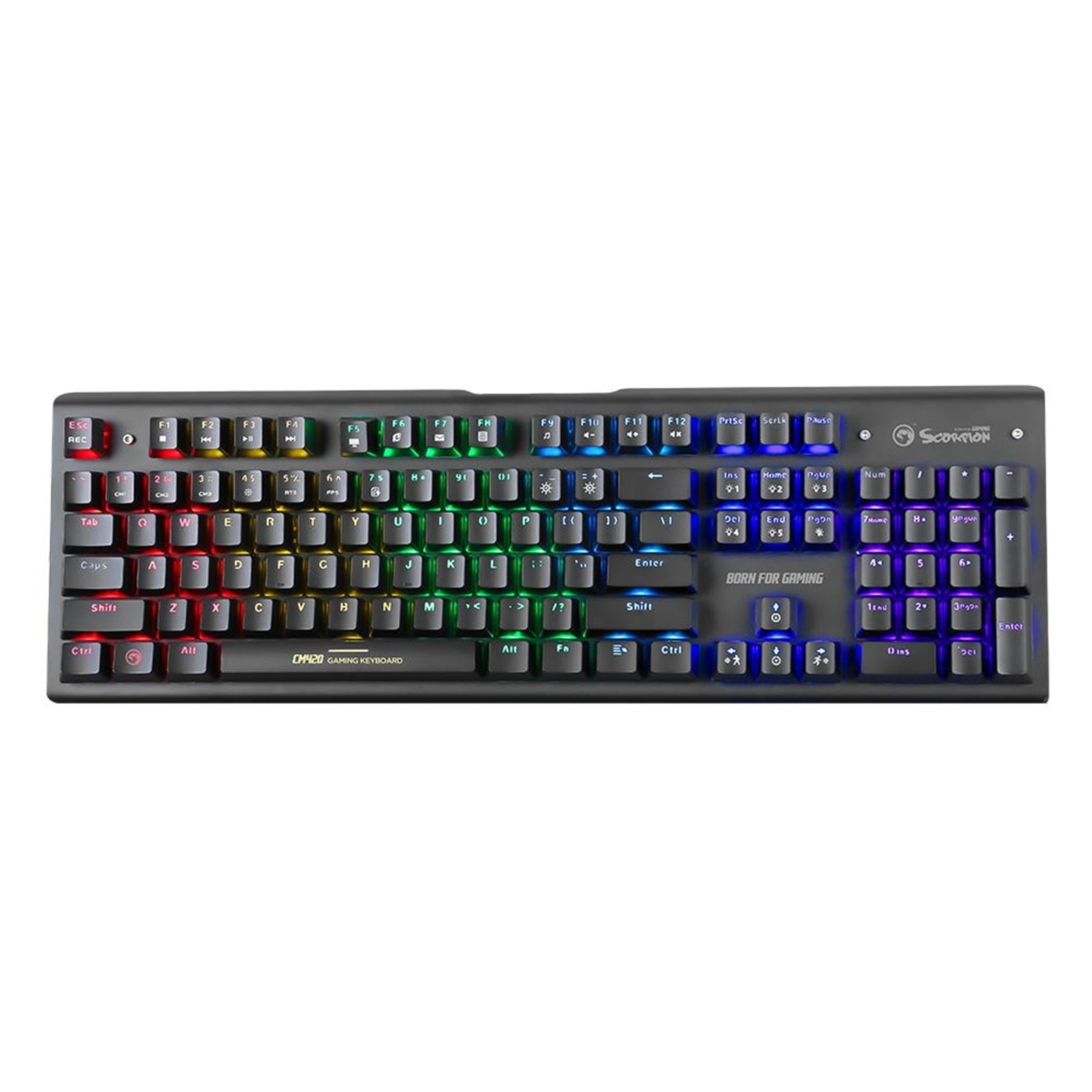 Marvo Scorpion CM420-UK 3-in-1 RGB Mechanical Keyboard, Mouse and Mouse Pad Gaming Bundle