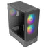 ANTEC NX410 Case, Gaming, Black, Mid Tower, 1 x USB 3.0 / 2 x USB 2.0, Tempered Glass Side Window Panel, Addressable RGB LED Fans, ATX, Micro ATX, Mini-ITX