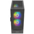 ANTEC NX410 Case, Gaming, Black, Mid Tower, 1 x USB 3.0 / 2 x USB 2.0, Tempered Glass Side Window Panel, Addressable RGB LED Fans, ATX, Micro ATX, Mini-ITX