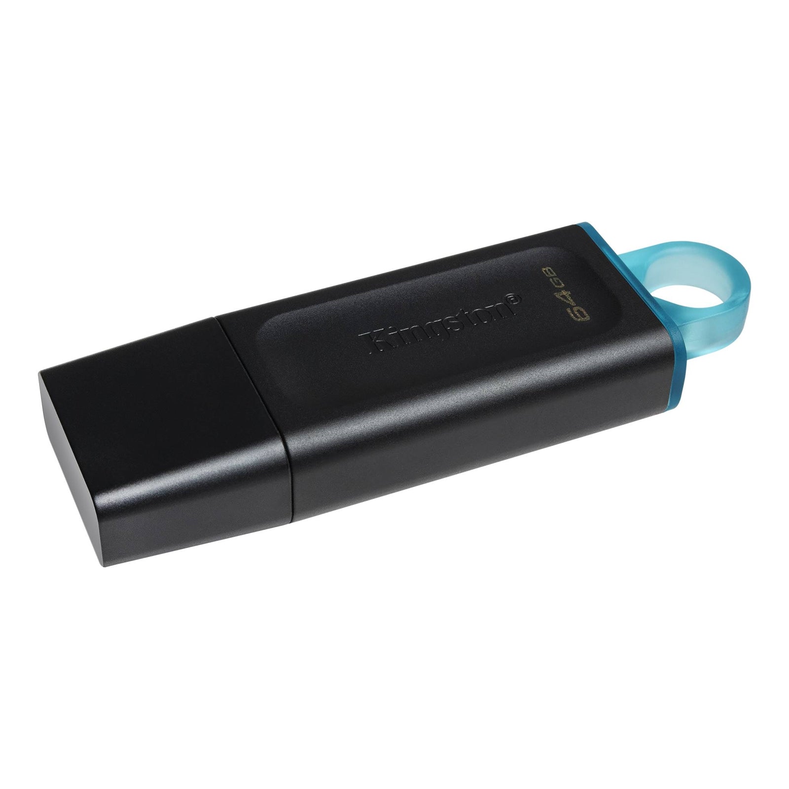 Kingston DataTraveler Exodia 64GB USB 3.2 Black with Cyan loop USB Flash Drive