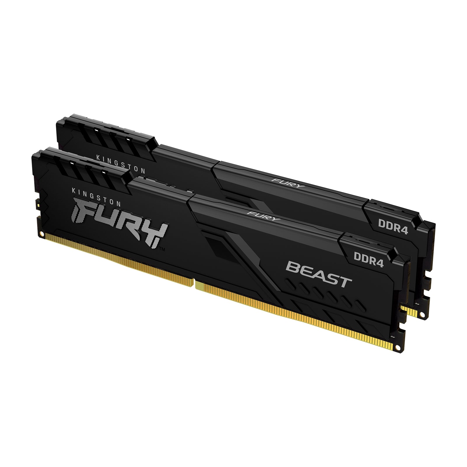 Kingston FURY Beast 16GB (2 x 8GB) 2666MHz DDR4 DIMM  System Memory Black Heatsink