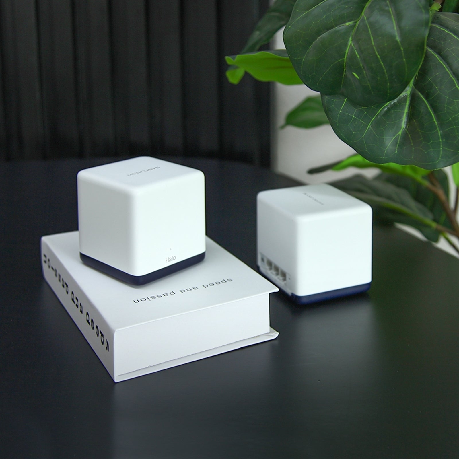 Mercusys Halo H50G (3-pack) AC1900 Whole Home Mesh Wi-Fi System, 600 Mbps at 2.4 GHz + 1300 Mbps at 5 GHz, 3x Internal Antennas, 3x Gigabit Ports per Unit, Halo App, One Unified Network, Seamless Roaming