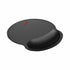 Genius G-WMP100 Ergonomic Mouse Pad with Wrist Rest for Support and Comfort with Anti-Slip Rubber Base, Black