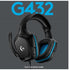 Logitech G432 Gaming Headset, 7.1 Virtual Surround Sound, Compatible with PC, Xbox, PS4, Switch or Mobile Device Via 3.5mm Connection or USB DAC, 50mm Audio Drivers, Enlarged 6mm Mic with Mute Feature