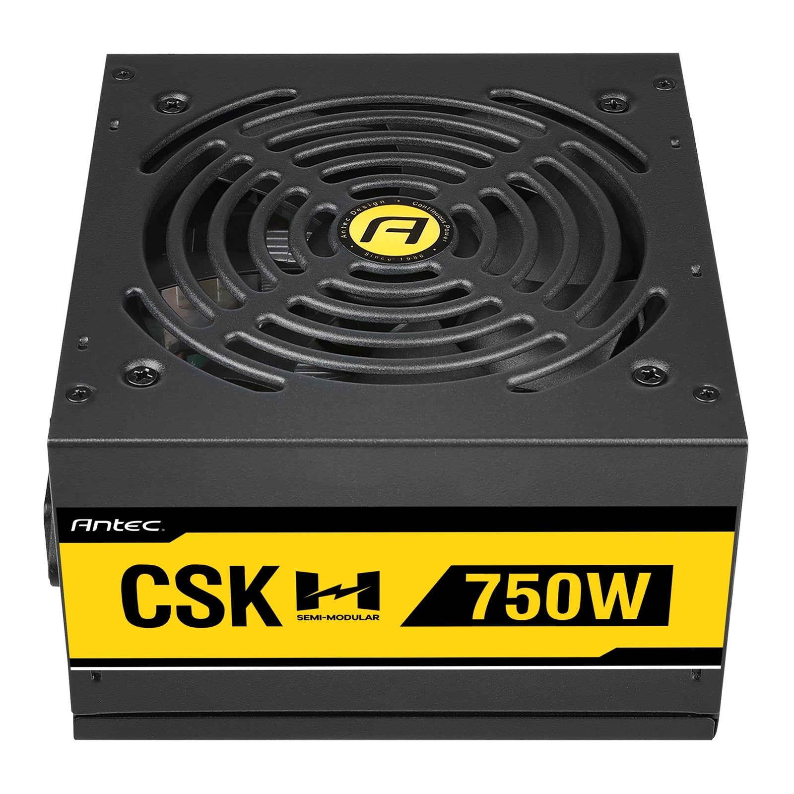 ANTEC Cuprum Strike CSK750H 750W PSU, 120mm Silent Fan, 80 PLUS Bronze, Semi Modular, UK Plug, Flat Black Cables, CircuitShield Industrial-Grade Protections