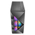 ANTEC DF800 FLUX Case, Gaming, Black, Mid Tower, 2 x USB 3.0, Tempered Glass Side Window Panel, Geometrical Mesh Design & Mirror Surface Front Panel, Addressable RGB LED Fans, Patented F-LUX Platform Cooling Solution, ATX, Micro ATX, Mini-ITX