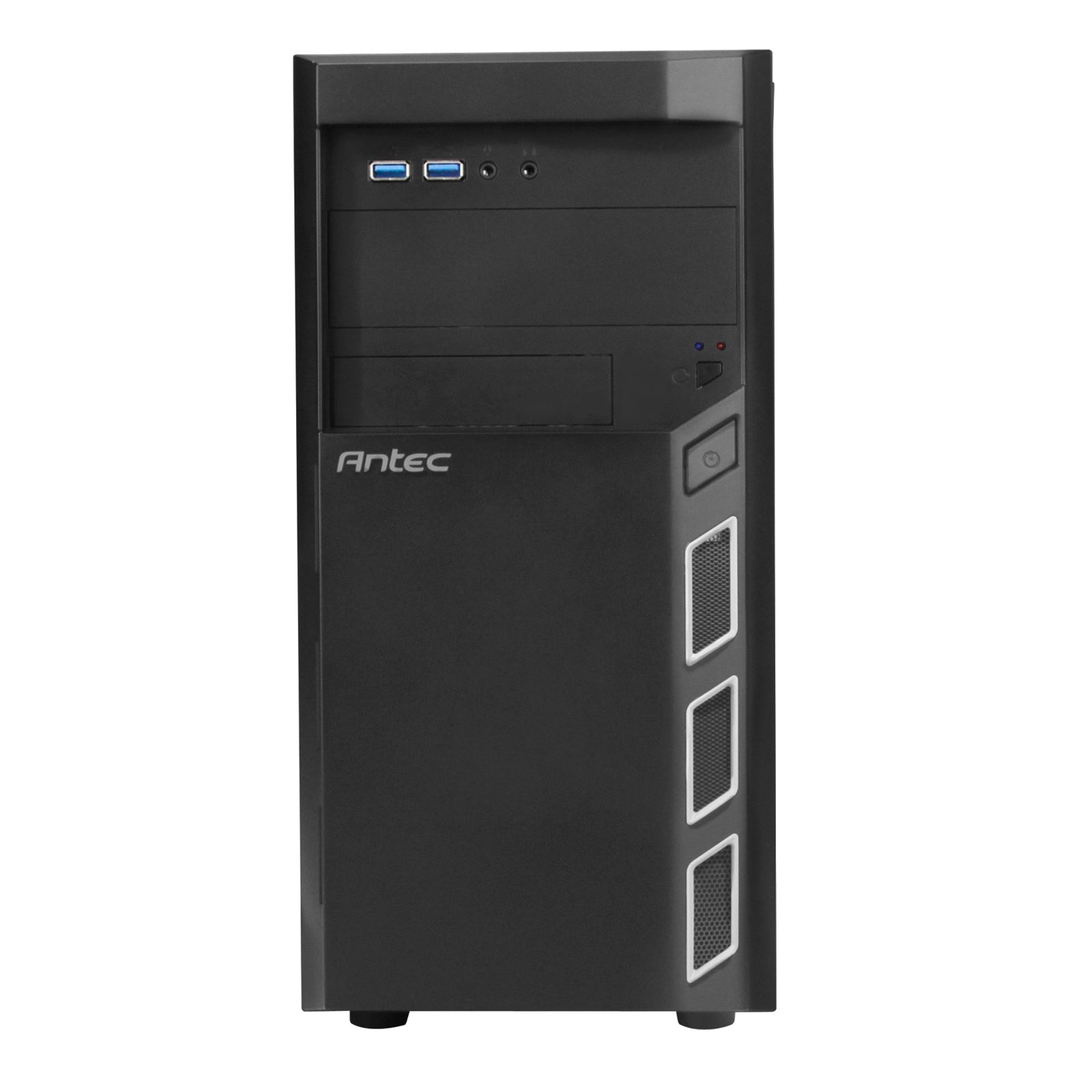 ANTEC VSK 3000 Elite Case, Home & Business, Black, Micro Tower, 2 x USB 3.0, Micro ATX, Mini-ITX, Perfect for Enterprise Users