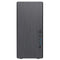 CiT Course Case, Home & Business, Black, Micro Tower, 2 x USB 3.0 / 1 x USB 2.0, Brushed Aluminium Finish for a Refined and Tidy Look, Micro ATX, Mini-ITX