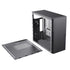 CiT Course Case, Home & Business, Black, Micro Tower, 2 x USB 3.0 / 1 x USB 2.0, Brushed Aluminium Finish for a Refined and Tidy Look, Micro ATX, Mini-ITX