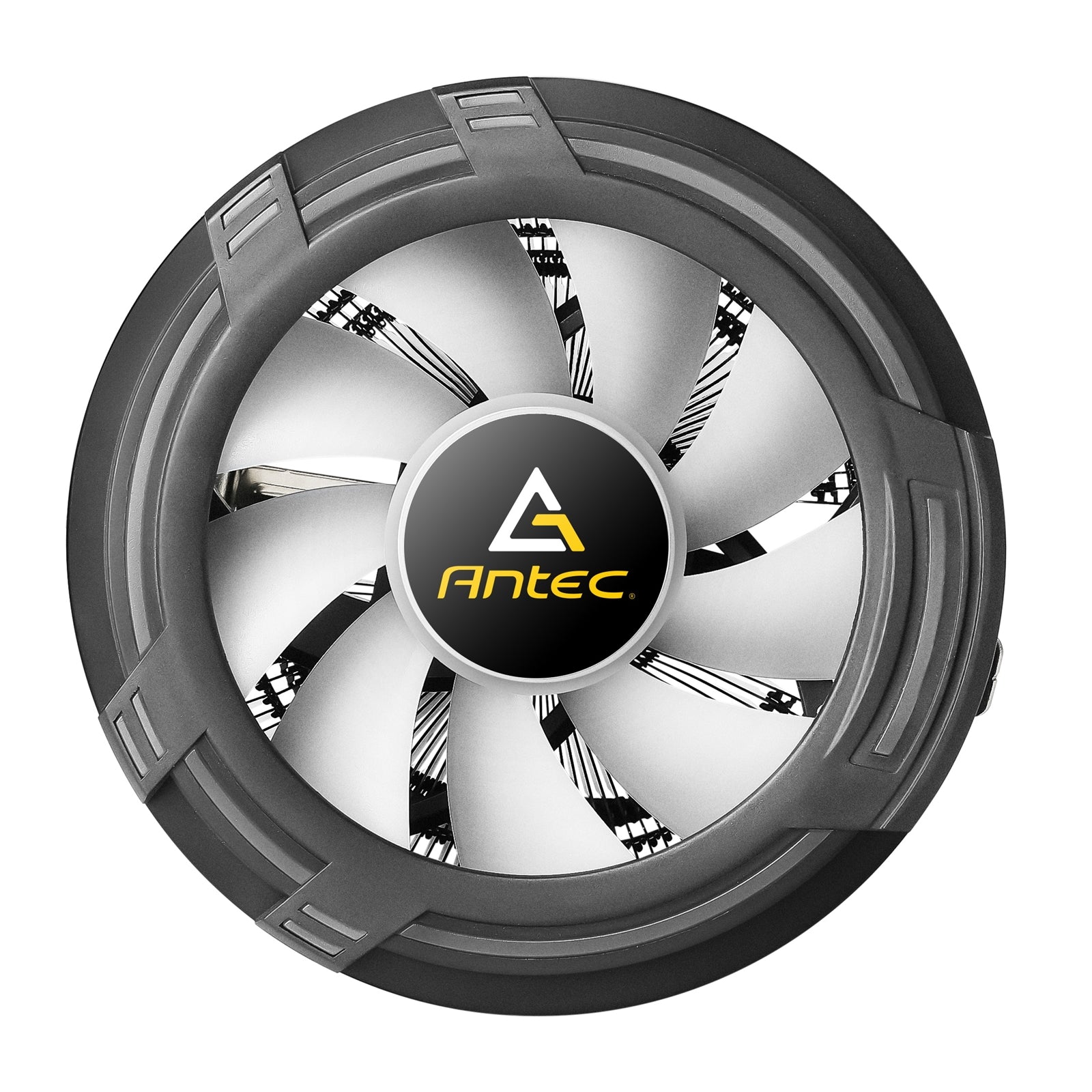 ANTEC T120 Fan CPU Cooler, Universal Socket, 120mm Chromatic Silent RGB Fan, 1500RPM, Massive Black Aluminium Fins for Enhanced Cooling Performance, Designed for Small Form Factor Cases