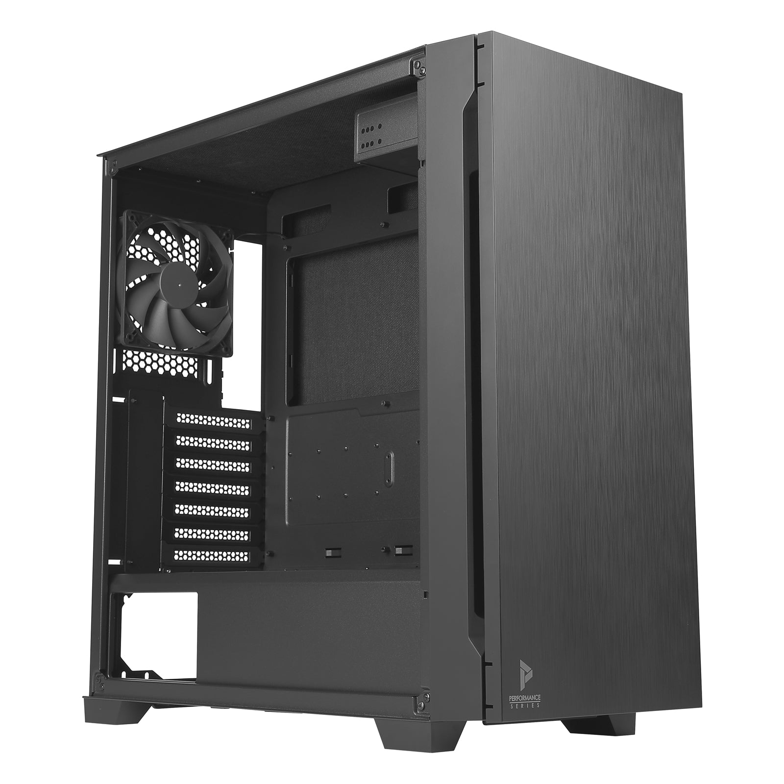 ANTEC P10C Case, Silent, Black, Mid Tower, 2 x USB 3.0 / 1 x USB 3.1 Gen 2 Type-C, Sound-Dampening Foam Panels, Air-Concentrating Front Filter with Widened Air Passage, Reversible Swing Front Panel Design, ATX, Micro ATX, Mini-ITX