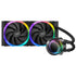 ANTEC Vortex 240 ARGB AiO Liquid CPU Cooler, Universal Socket, 240mm Radiator, PWM 2000RPM Fusion ARGB Cooling Fans, Addressable RGB LED Lighting with Suspended Spiral Pump Head Design