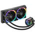 ANTEC Vortex 240 ARGB AiO Liquid CPU Cooler, Universal Socket, 240mm Radiator, PWM 2000RPM Fusion ARGB Cooling Fans, Addressable RGB LED Lighting with Suspended Spiral Pump Head Design