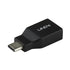 LINDY 41899 USB Adapter, USB 3.2 Type-C (M) to USB 3.2 Type-A (F), Adapter, Black, Supports Data Transfer Speeds up to 10Gbps, Robust PVC Housing & Nickel Connectors, Retail Polybag Packaging