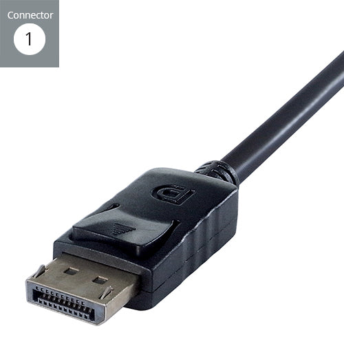 connektgear DisplayPort/VGA A/V Cable for Audio Device, Monitor, Projector