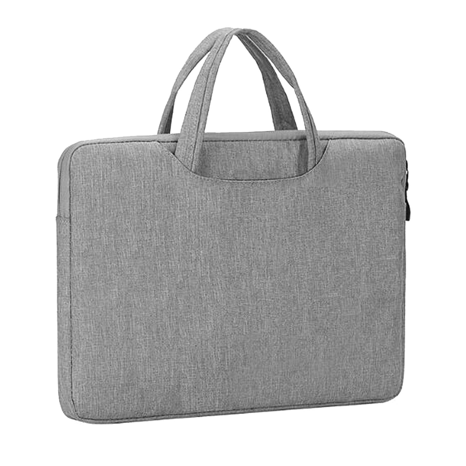 Prevo 15.6 Inch Laptop Bag, Cushioned Lining, With Shoulder Strap, Light Grey