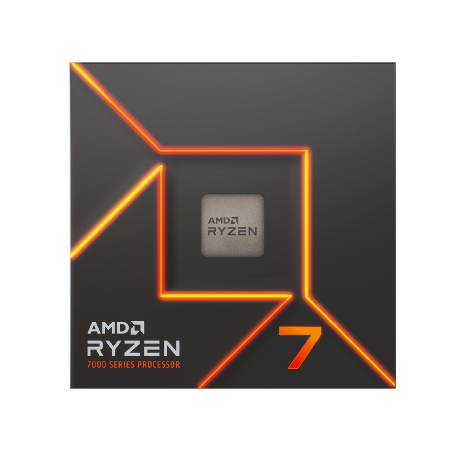 AMD Ryzen 7 7700 CPU w/ Wraith Prism RGB Cooler, AM5, 3.8GHz (5.3 Turbo), 8-Core, 65W, 40MB Cache, 5nm, 7th Gen, Radeon Graphics