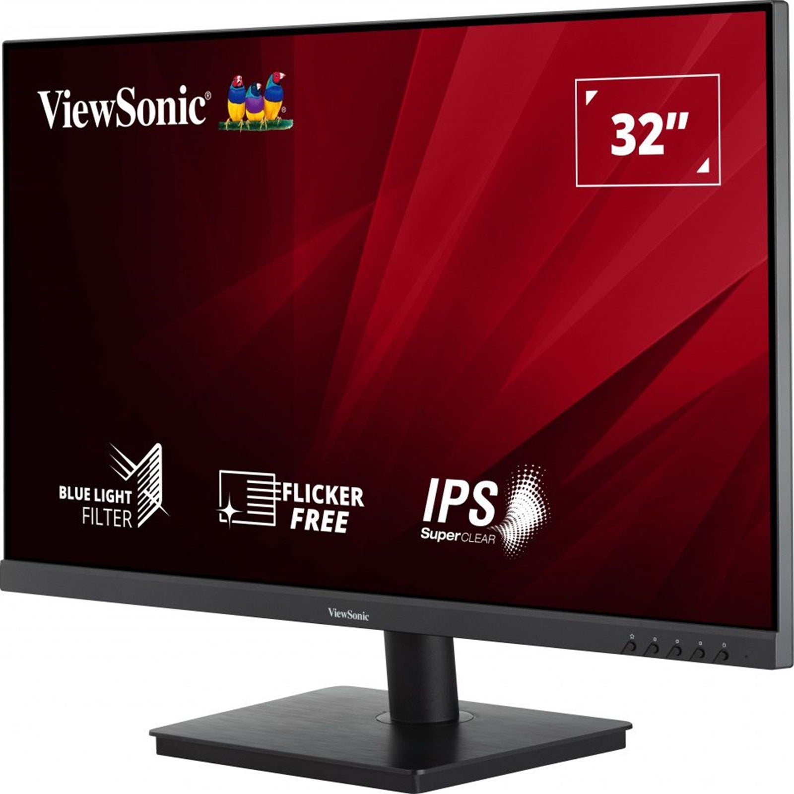 Viewsonic VA3209-2K-MHD 32 Inch IPS Frameless Monitor, 2K, 75Hz, 4ms, HDMI, DisplayPort, HD, Built-In Speakers, VESA