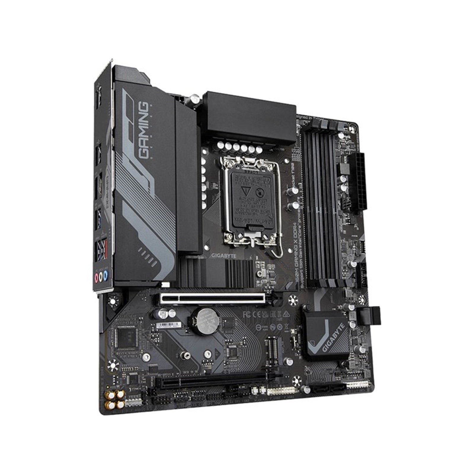 Gigabyte B760M GAMING X DDR4 Intel 1700 Socket Motherboard, Micro-ATX, 4x DDR4 Slots, 2x M.2 Sockets, 1x USB-C Port, Fitted I/O Shield, 2.5GbE LAN, 1x DisplayPort / 1x HDMI Port