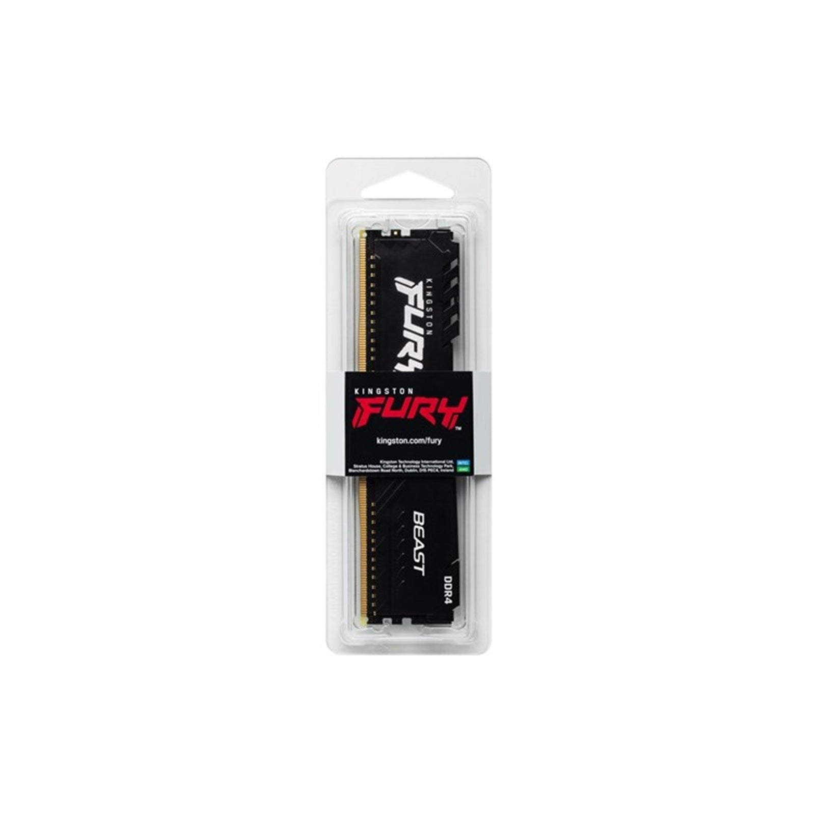 Kingston Fury Beast KF436C18BBK2/64 System Memory 64GB, 3600MHz, (2 x 32GB), DDR4, DIMM