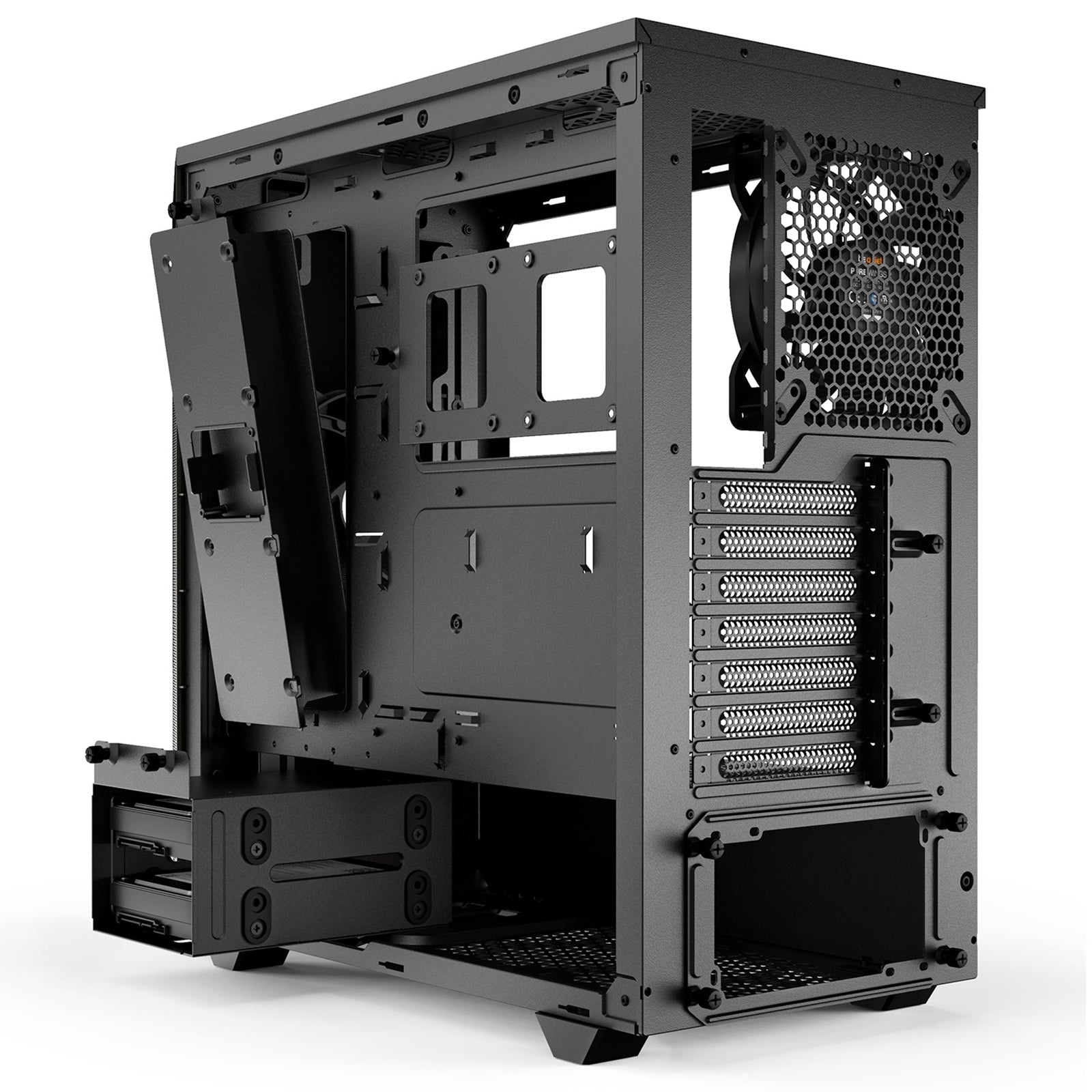 Be Quiet! Pure Base 500 Gaming Case with Window, ATX, 2 x Pure Wings 2 Fans, PSU Shroud, Black