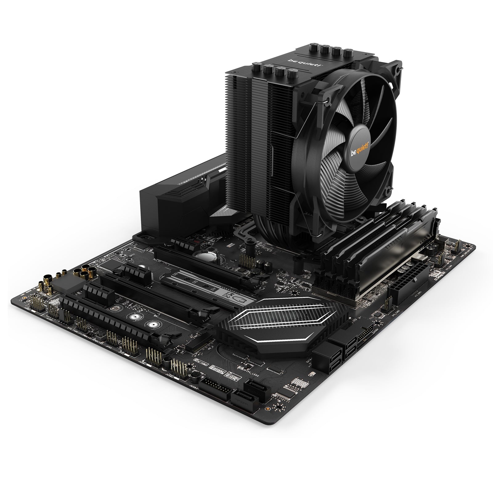 Be Quiet! BK007 Pure Rock 2 Black Heatsink & Fan, Intel & AMD Sockets, 12cm PWM Fan, 150W TDP