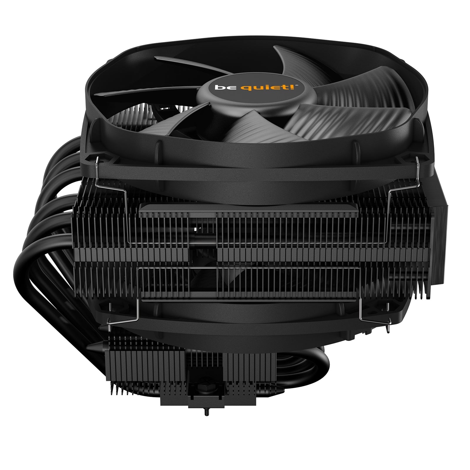 be quiet! Dark Rock TF 2 Fan CPU Cooler, Universal Socket, 2 x Silent Wings 3 135mm PWM Black Cooling Fan, 1400RPM, 6 Heat Pipes, 230W TDP, Immensely High Cooling Performance, Intel LGA 1700 & AMD AM5 Compatible