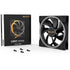 be quiet! Light Wings PWM Addressable RGB Fan, 140mm, 1500RPM, 4-Pin PWM Fan & 3-Pin ARGB Connectors, Black Frame, Black Blades, ARGB Lighting on Front & Rear