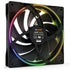 be quiet! Light Wings PWM High Speed Addressable RGB Fan, 140mm, 2200RPM, 4-Pin PWM Fan & 3-Pin ARGB Connectors, Black Frame, Black Blades, ARGB Lighting on Front & Rear