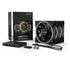 be quiet! Light Wings PWM High Speed Addressable RGB Fan Pack, 120mm, 2500RPM, 4-Pin PWM Fan & 3-Pin ARGB Connectors, Black Frame, Black Blades, ARGB Lighting on Front & Rear, Addressable RGB Hub Included