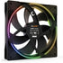 be quiet! Light Wings PWM Addressable RGB Fan Pack, 140mm, 1500RPM, 4-Pin PWM Fan & 3-Pin ARGB Connectors, Black Frame, Black Blades, ARGB Lighting on Front & Rear, Addressable RGB Hub Included