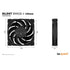 be quiet! Silent Wings 4 Black Fan, 120mm, 1600RPM, 3-Pin Fan Connector, Black Frame, Black Blades, Optimized Fan Blades for High End Performance, 2 Mounting Options