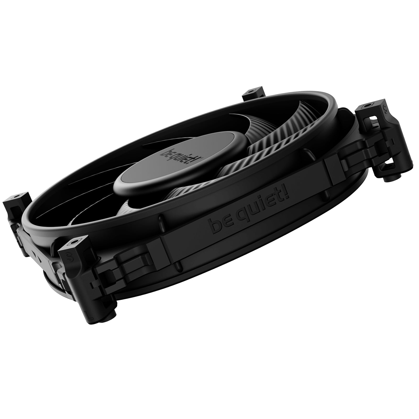 be quiet! Silent Wings 4 PWM Black Fan, 120mm, 1600RPM, 4-Pin PWM Fan Connector, Black Frame, Black Blades, Optimized Fan Blades for High End Performance, 2 Mounting Options