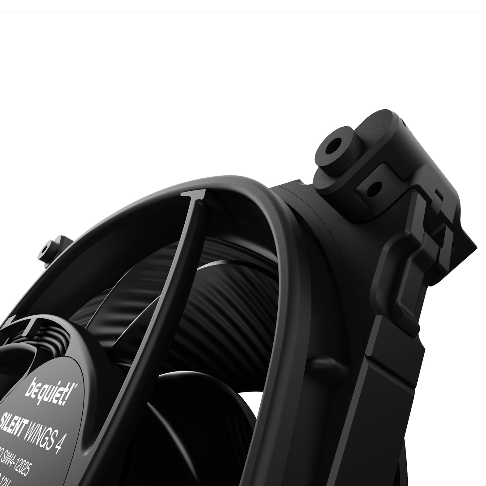 be quiet! Silent Wings 4 PWM Black Fan, 120mm, 1600RPM, 4-Pin PWM Fan Connector, Black Frame, Black Blades, Optimized Fan Blades for High End Performance, 2 Mounting Options