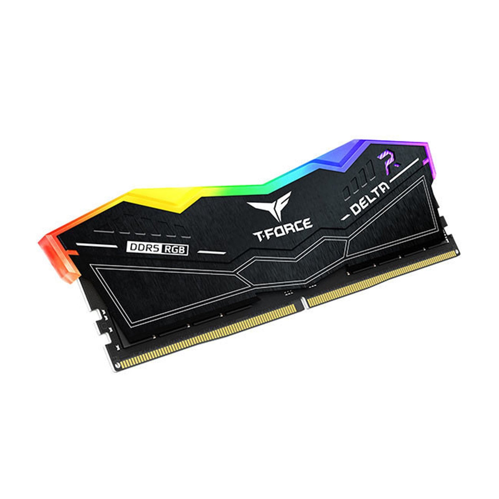 TEAMGROUP T-Force Delta RGB DDR5 Ram 32GB Kit (2x16GB) 5600MHz (PC5-44800) CL36 Desktop Memory Module Ram Black for 600 Series Chipset