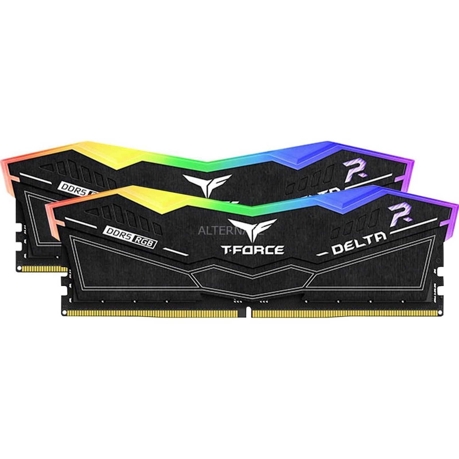 TEAMGROUP T-Force Delta RGB DDR5 Ram 32GB Kit (2x16GB) 5600MHz (PC5-44800) CL36 Desktop Memory Module Ram Black for 600 Series Chipset