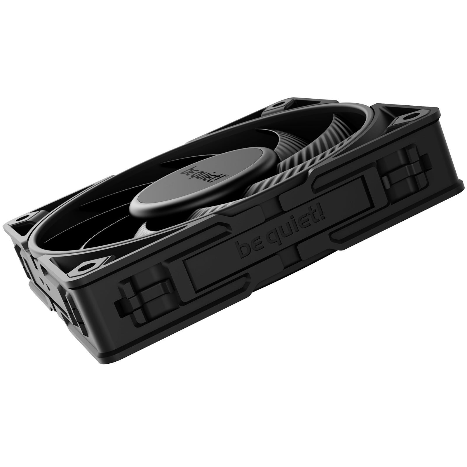 be quiet! Silent Wings Pro 4 PWM Black Fan, 120mm, 3000RPM, 4-Pin PWM Fan Connector, Black Frame, Black Blades, Optimized Fan Blades for the Highest Performance for Radiators & Heat Sinks, 3 Mounting Options, 3 Speed Switch