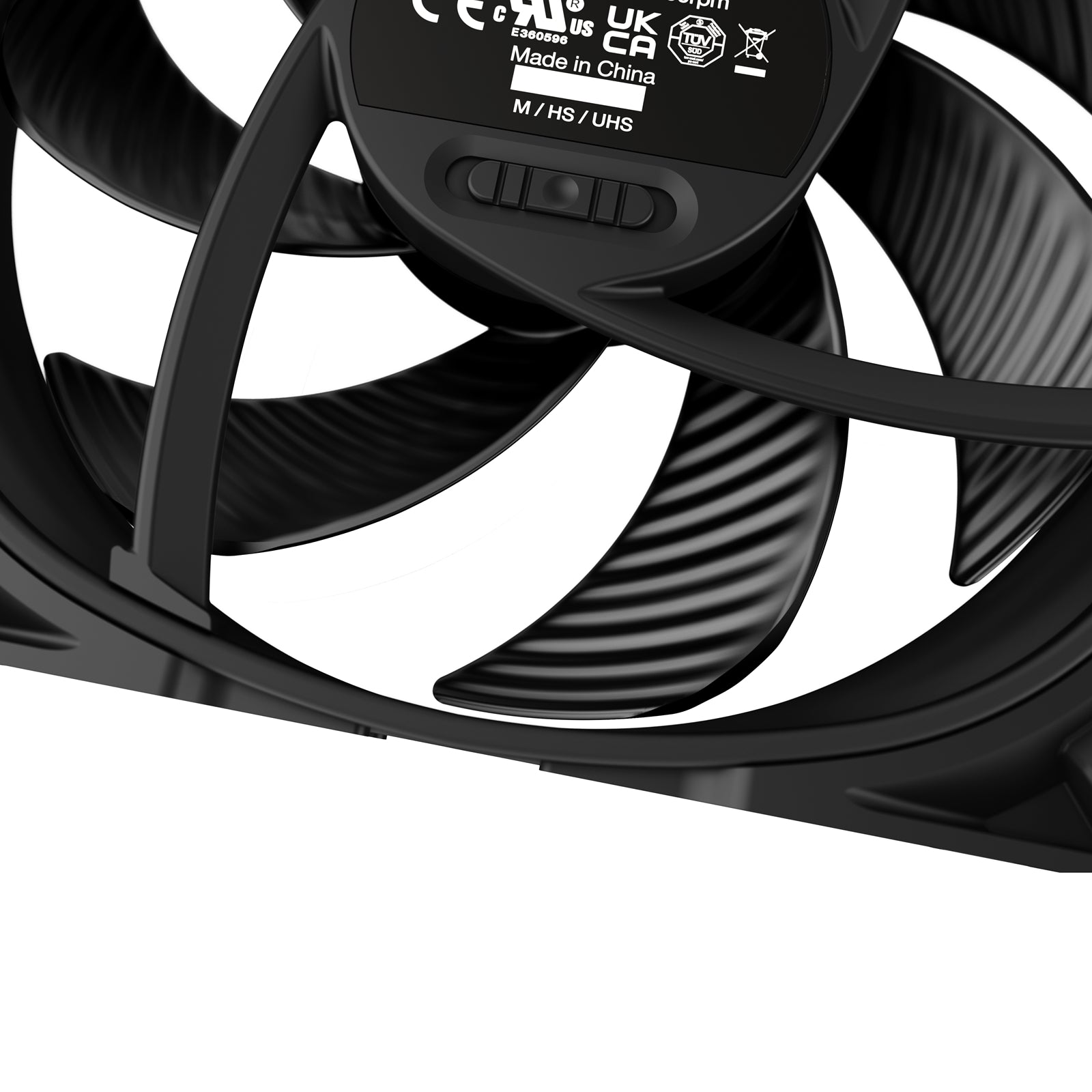 be quiet! Silent Wings Pro 4 PWM Black Fan, 140mm, 2400RPM, 4-Pin PWM Fan Connector, Black Frame, Black Blades, Optimized Fan Blades for the Highest Performance for Radiators & Heat Sinks, 3 Mounting Options, 3 Speed Switch